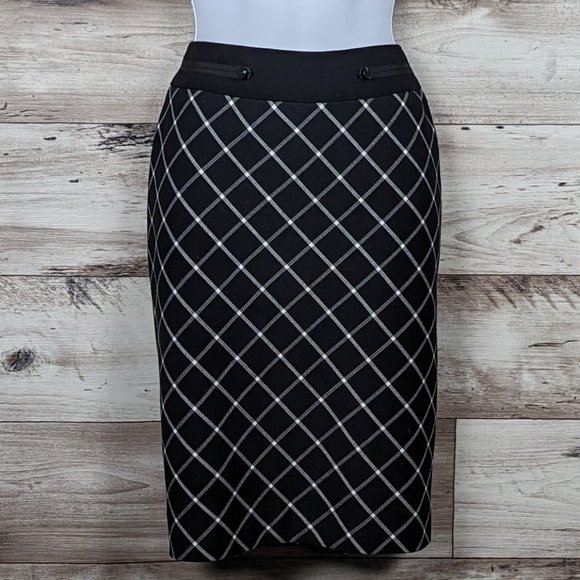 The Limited* Women's‎ Half Back Zipper Fully Lined Midi Pencil Skirt~ Size 4 - Picture 1 of 10